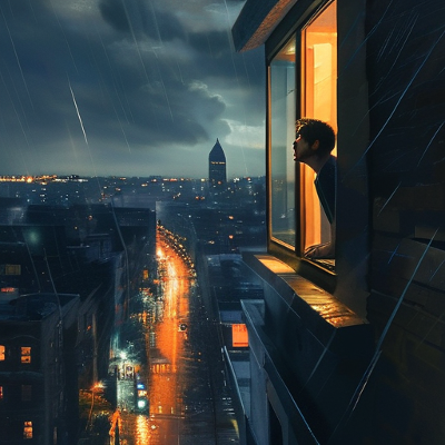  每一滴夜雨，都是时光的泪痕